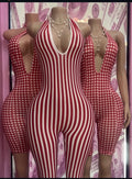 Candy Cane Jumpsuit